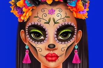 xu huong trang diem halloween